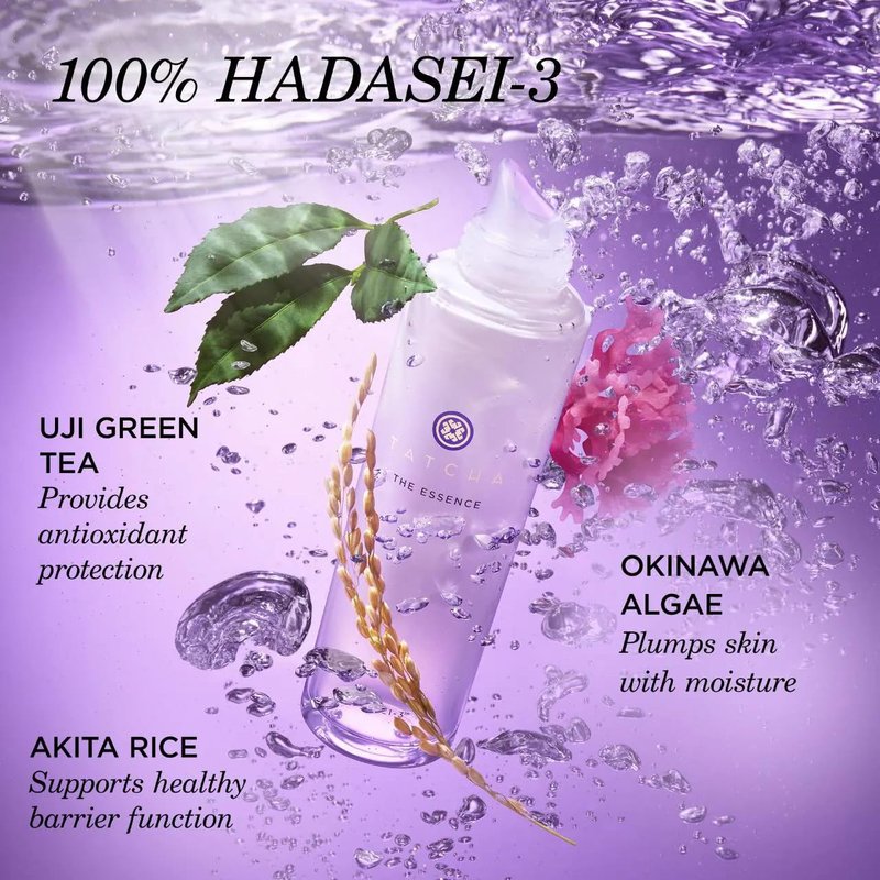 Tatcha The Essence | Oil-Free Moisturizing and Skin Softening Serum Infused with Green Tea | 150ml / 5.1 oz