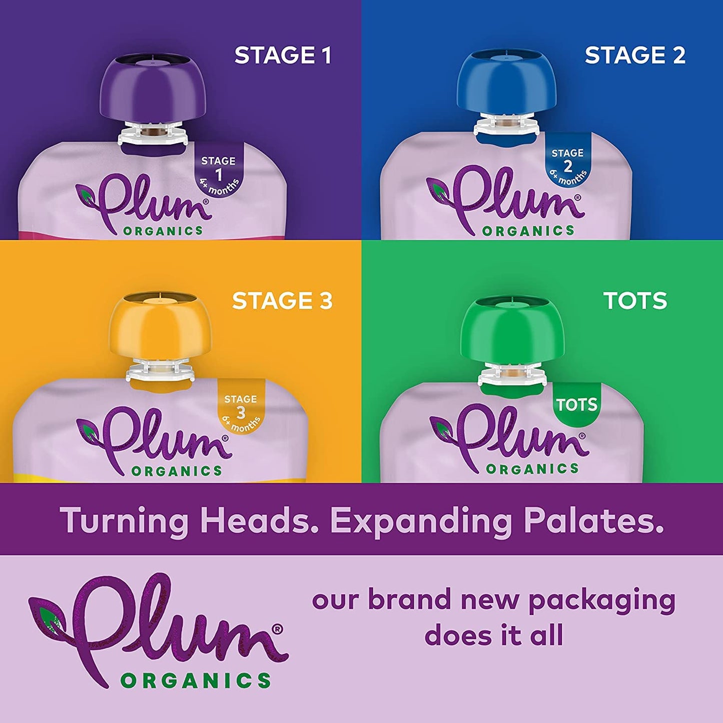 Plum Organics - +12 Months Organic Baby Food - Banana, Kiwi, Spinach, Greek Yogurt & Barley - Non-GMO - On-The-Go Pouches for Baby & Toddler Meals - Quality Tested Ingredients - 4 oz (Pack Of 12)