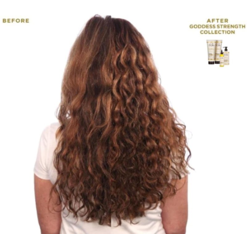 Carol's Daughter Goddess Strong Bundle: Hair Care Kit with Shampoo, Conditioner, Leave-In Treatment and Scalp Oil, 4 Items