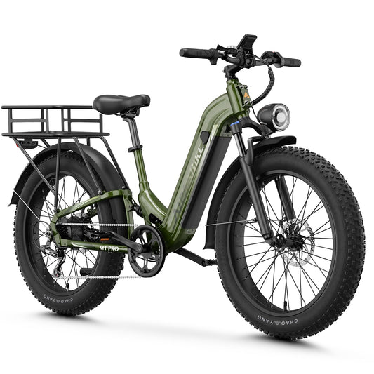 Aipas M1 Pro Electric Bike, 1800W Peak Motor Electric Bike for Adults, 26'' x 4.0'' Fat Tire Ebike, 48V 17.5Ah Electric Mountain Bike, 36MPH, 85 Miles Electric Bicycle, 7 Speed, 110NM with Rear Basket