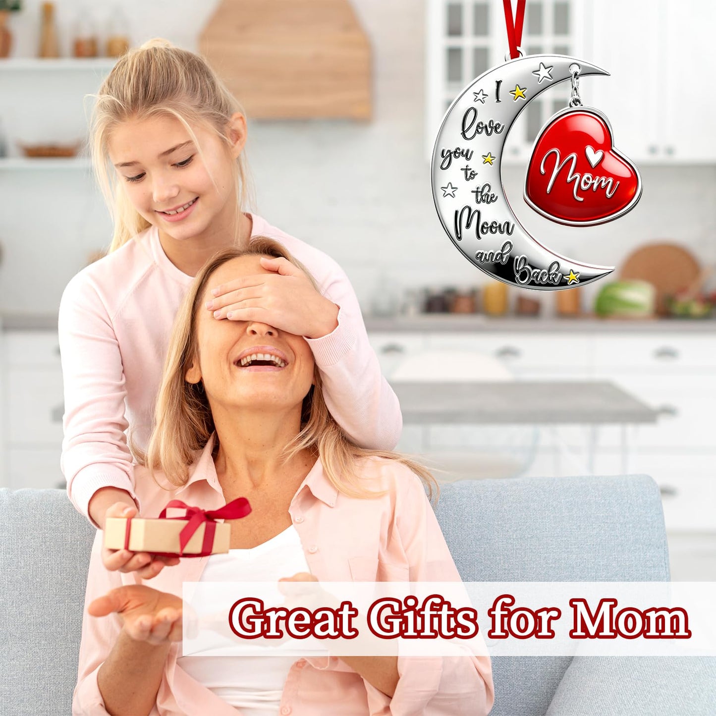 Gifts for Mom from Daughter Son - Christmas Ornaments 2025 for Tree Decorations - Mom Gifts for Christmas, Mother Daughter Gift Ideas, Mama Gift for Mother in Law