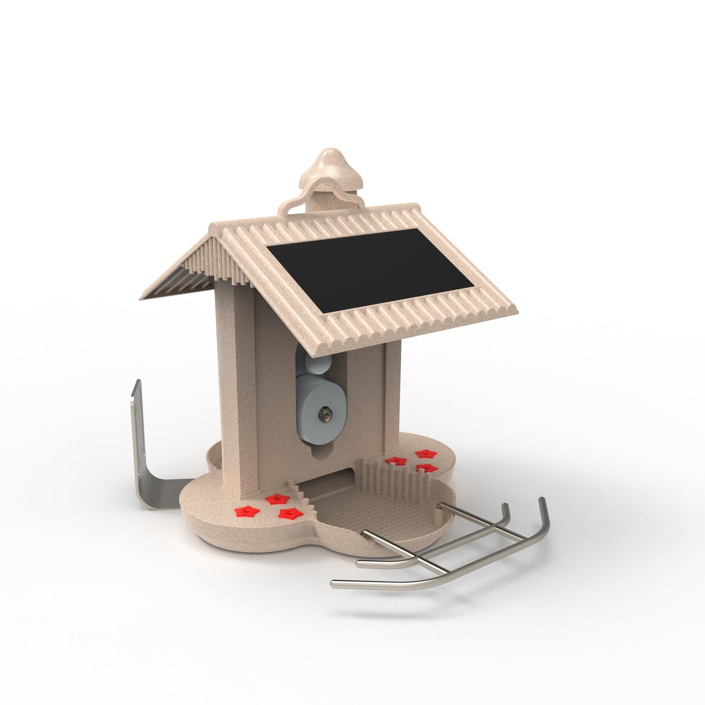 Solar Smart Bird Feeder with 1080P HD Camera