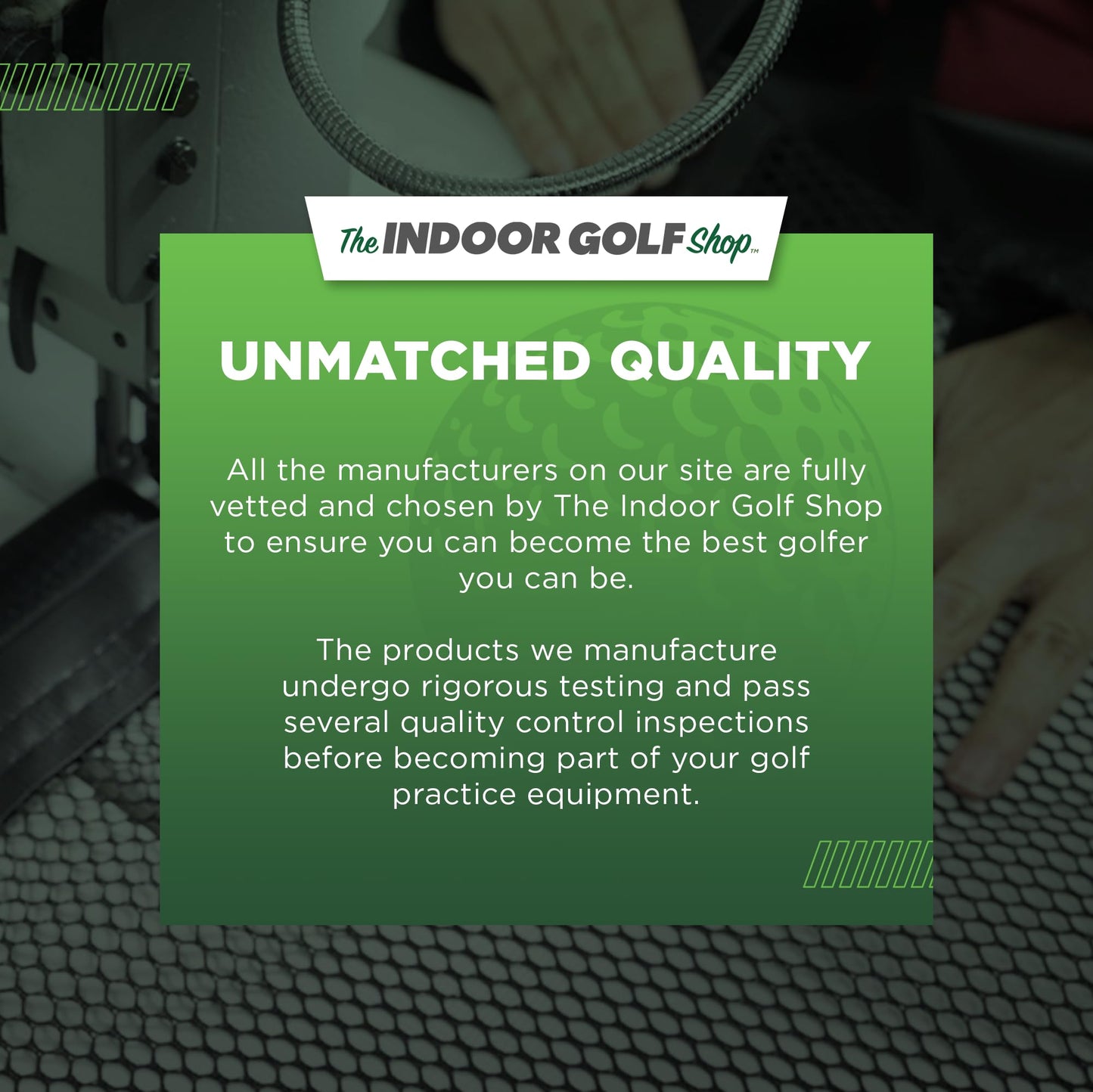 The Indoor Golf Shop - Golf Net 10' x 8' Knotless Golf Hitting Net for Indoor and Outdoor Practice - Arrives Ready to Assemble and Use