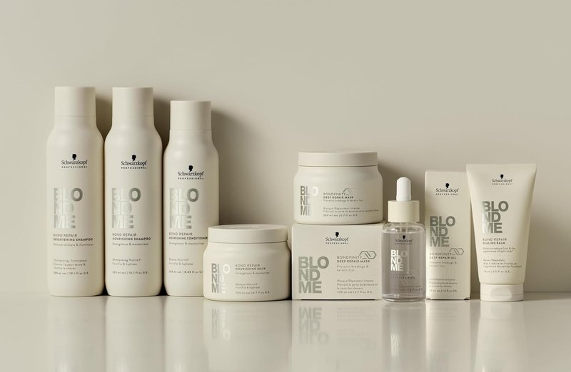 BlondMe Bond Repair Conditioner for Blonde Hair - Moisturizes, Softens & Detangles | Lightweight Formula for Lightened & Grey Hair