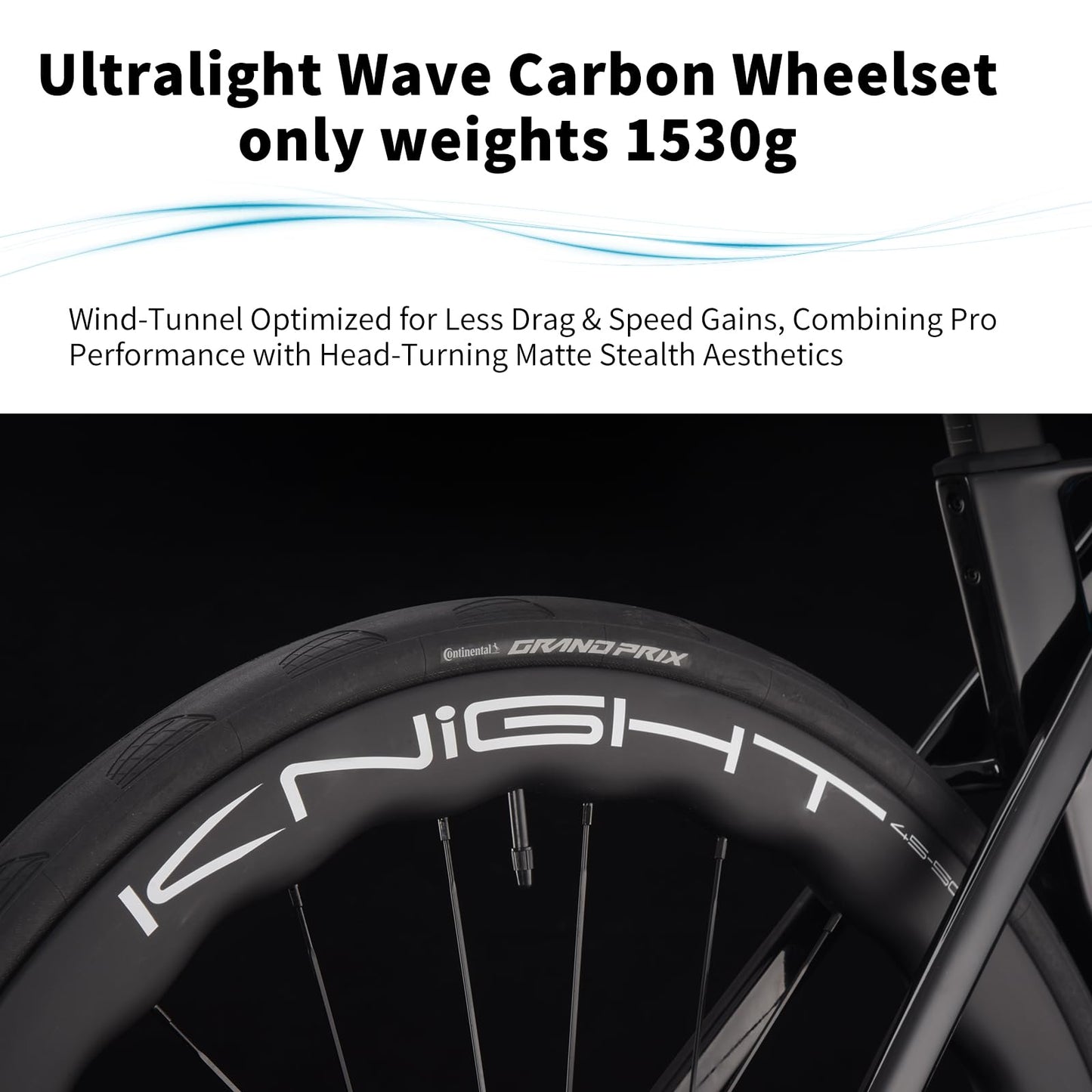 SAVADECK SLR8-Ultegra Full Carbon Road Bike with Shimano R8170 24S Set for Adults, (Wave Pattern(W45), Blue, 50cm)
