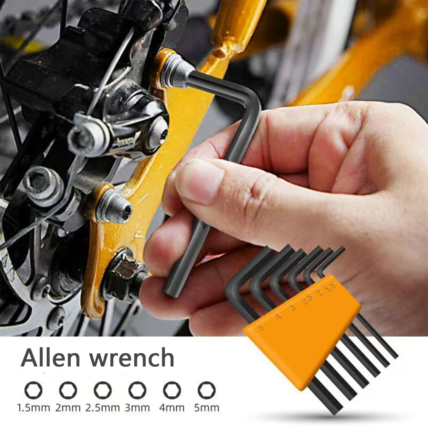 HOEIA 24-Piece Tool Set, General Household Tool Kit, Mini Tool Kit, Small Tools Set, Unisex Tool Kit for Home, Suitable for DIY Projects, Office & Garage (Orange)