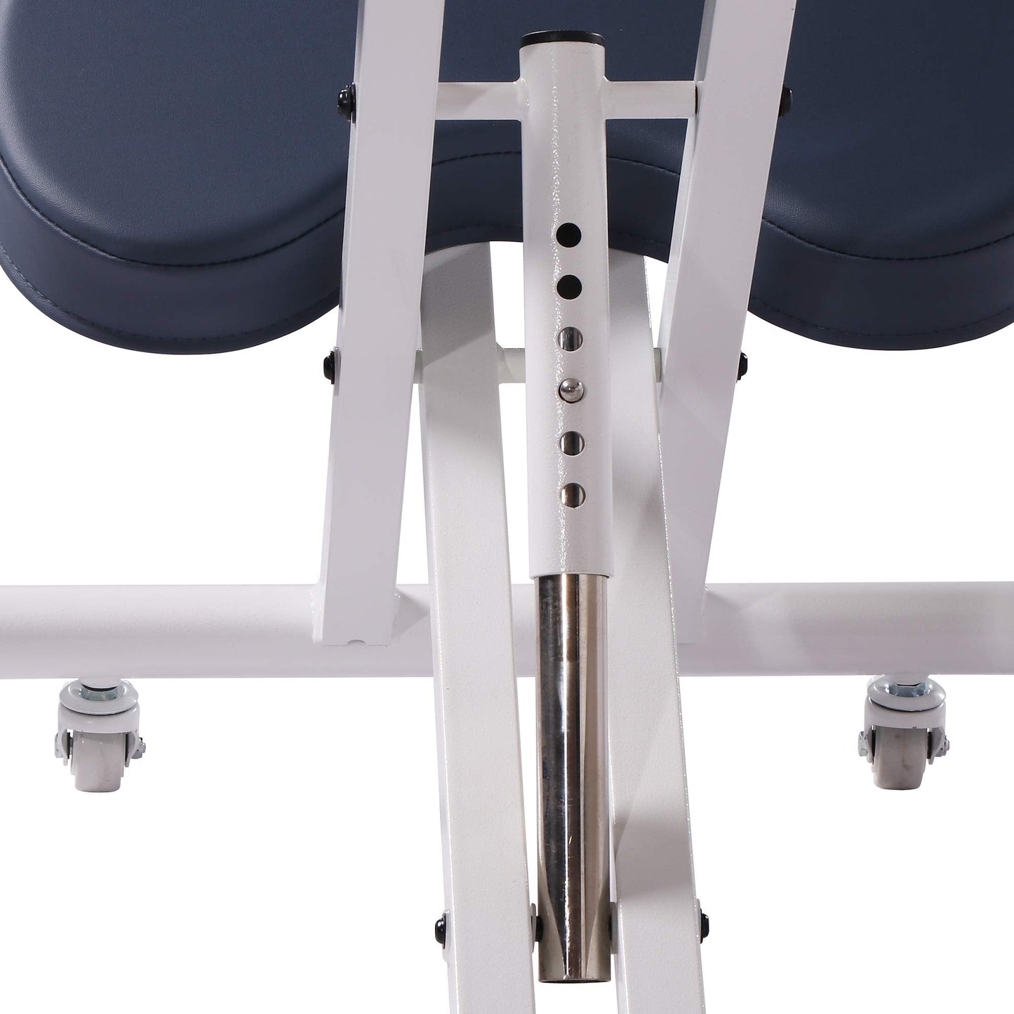 Master Massage Ergonomic Metal Foldable Posture Kneeling Chair for Office –Metal Folding Kneeling Posture Chair for Home and Office-Posture Correction Stool-Improve Your Posture Royal Blue