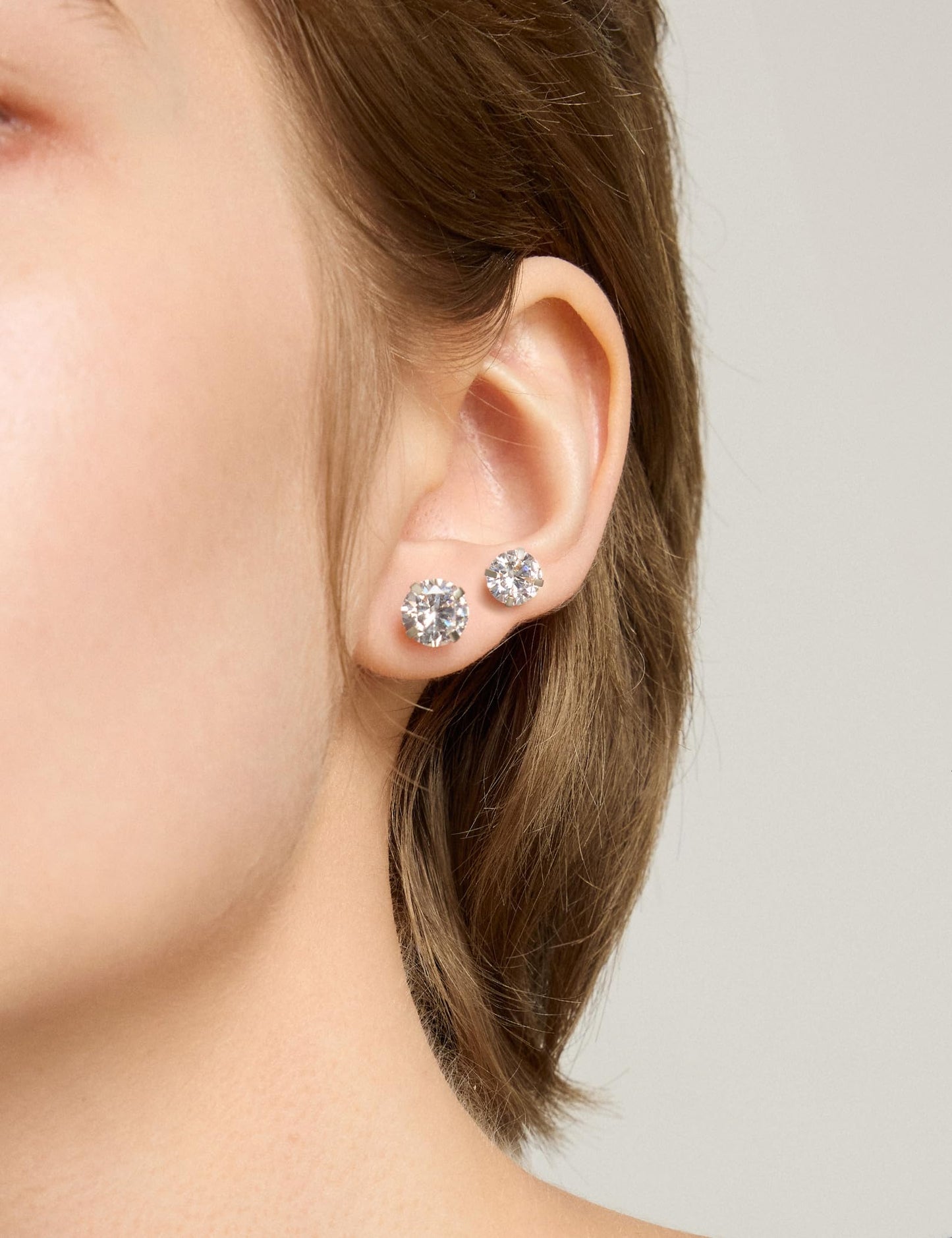5 Pairs Earrings Sets Titanium Hypoallergenic Cubic zirconia Earrings for Women Helix Cartilage Tragus Women Jewelry