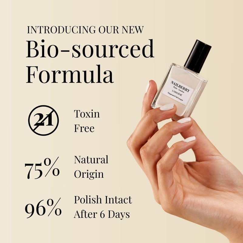 Nailberry L'Oxygéné Oxygenated Nail Lacquer | Pomegranate Juice | Juicy Pop Pink Semi-Sheer | UV Protected Long-Wear Nail Polish | 12-Free | Vegan | Certified Halal | Cruelty & Gluten Free | 15 ml