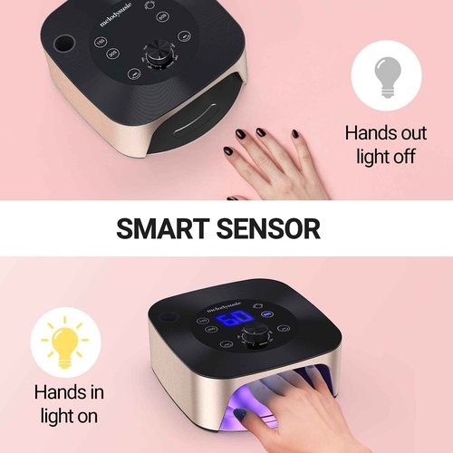 MelodySusie Professional 2 in 1 Nail Drill with Nail Lamp with MelodySusie Nail Drill Holder