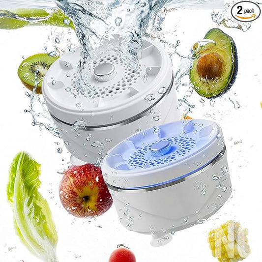 Auiepet Fruit and Vegetable Washing Machine, 2026 New Fruit Cleaner Device with Titanium Electrolysis Purification, Waterproof Fruit and Vegetable Purifier Clean Produce for Home Kitchen (2)
