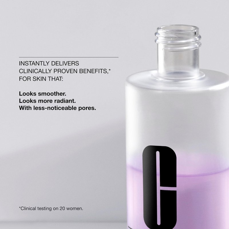 Clinique Clarifying Lotion 2 | Gentle Exfoliator For Dry Combination Skin Types | Face Toner With Witch Hazel | Step 2 in 3-Step Skin Care Routine, 16.5 Fl Oz