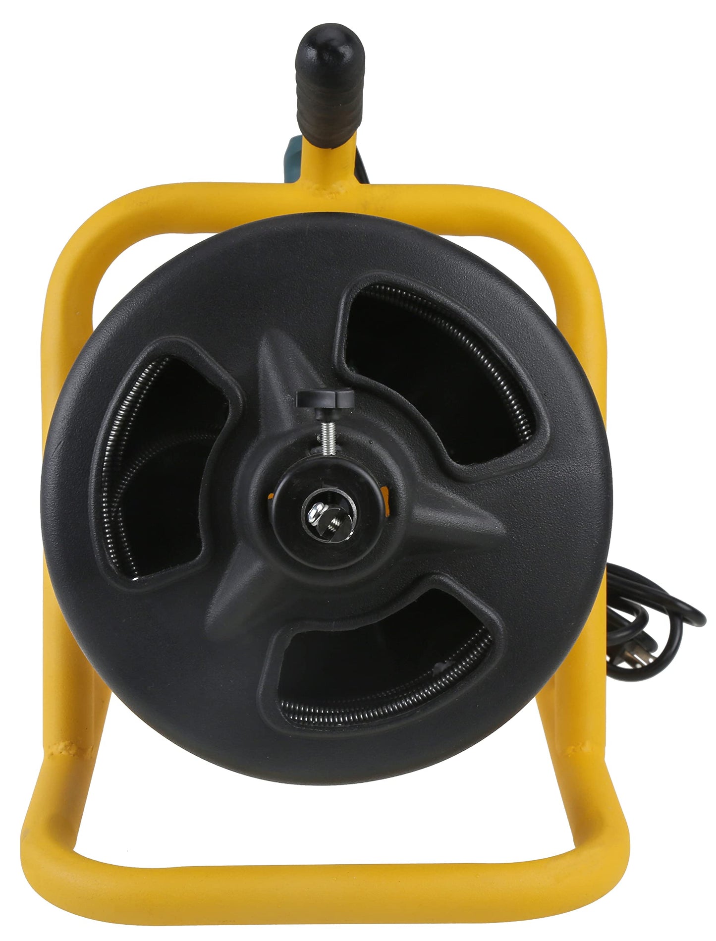 Olympia Tools 410-353 5/16in x 50ft Electric Drain Cleaner Machine, Black/Yellow, fit 3/4in to 3in Pipes