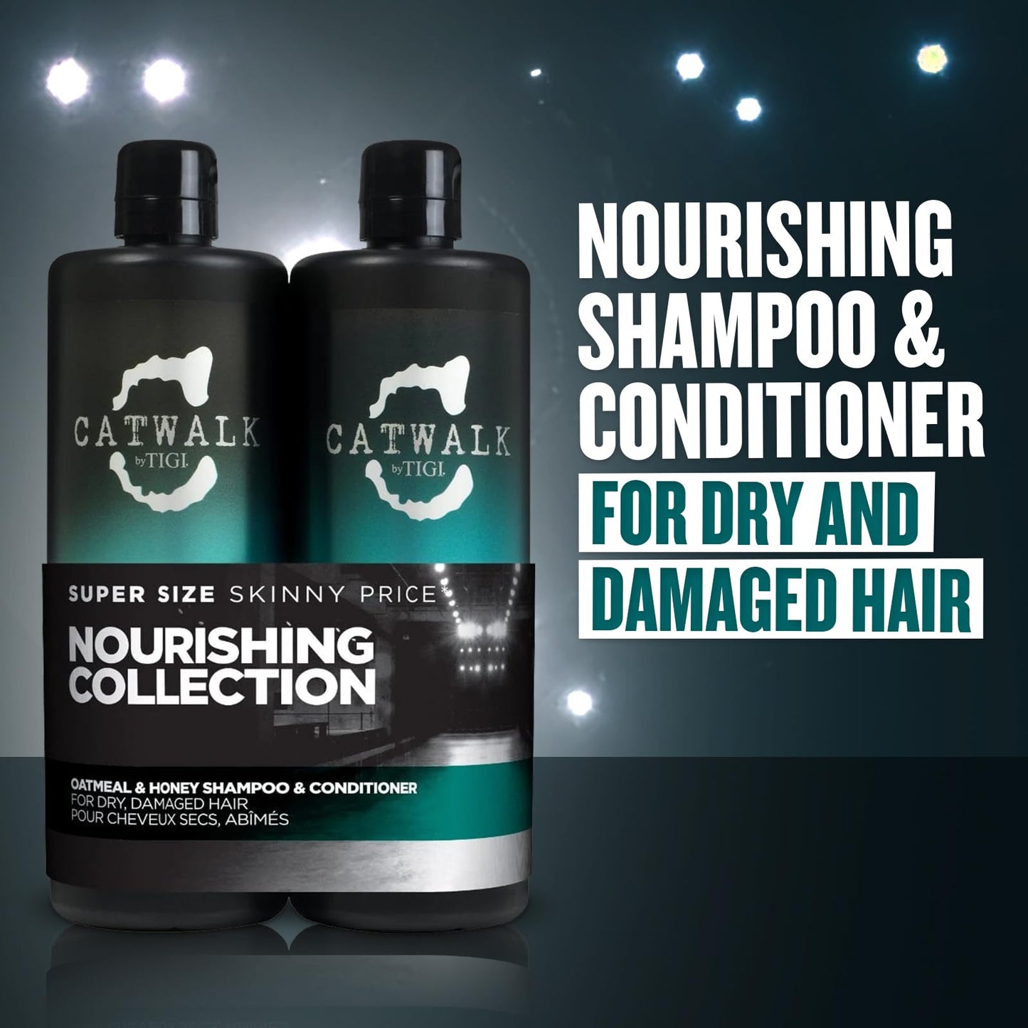 TIGI Catwalk Oatmeal & Honey Shampoo and Conditioner, Set
