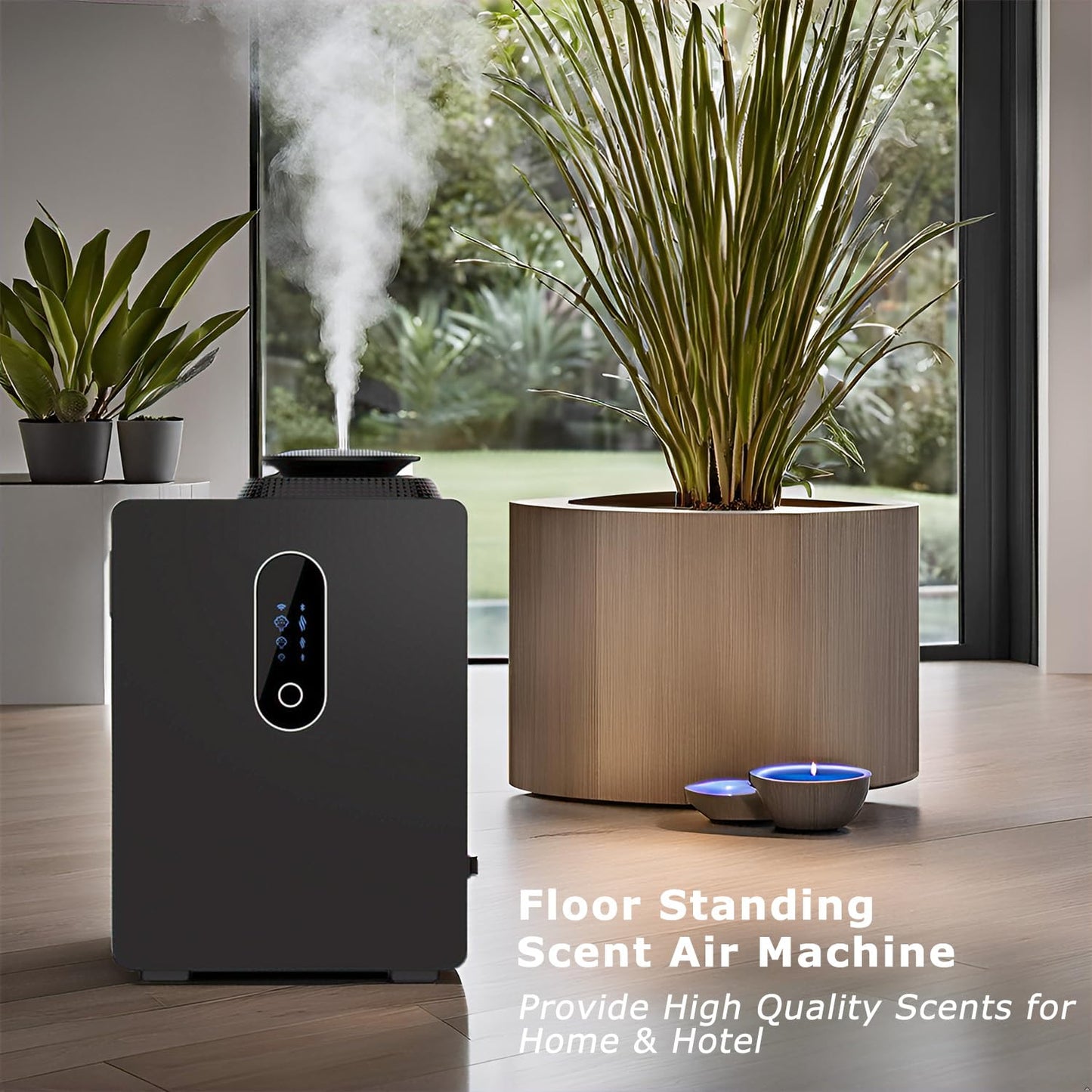 2026 Upgraded HVAC Scent Diffuser Machine 1000ML, Scent Air Machine with WiFi for Home, Hotel Diffuser Coverage 6000 Sq.Ft, Waterless Cold Air Aromatherapy Essential Oil Diffuser for Large Room