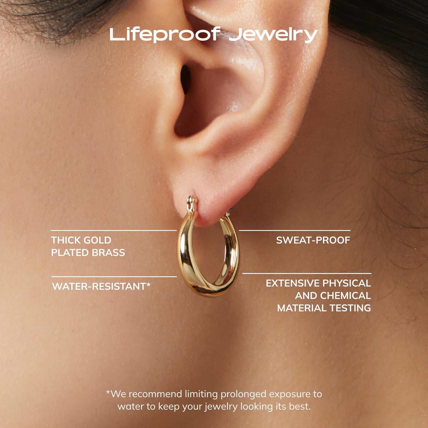 Ana Luisa Hoop Earrings for Women - Sterling Silver, 14K Gold Plated & Silver Rhodium Plated Assorted Earring Styles - Dainty, Small Gold Hoop Earrings for Daily Wear - Hypoallergenic & Tarnish-Free