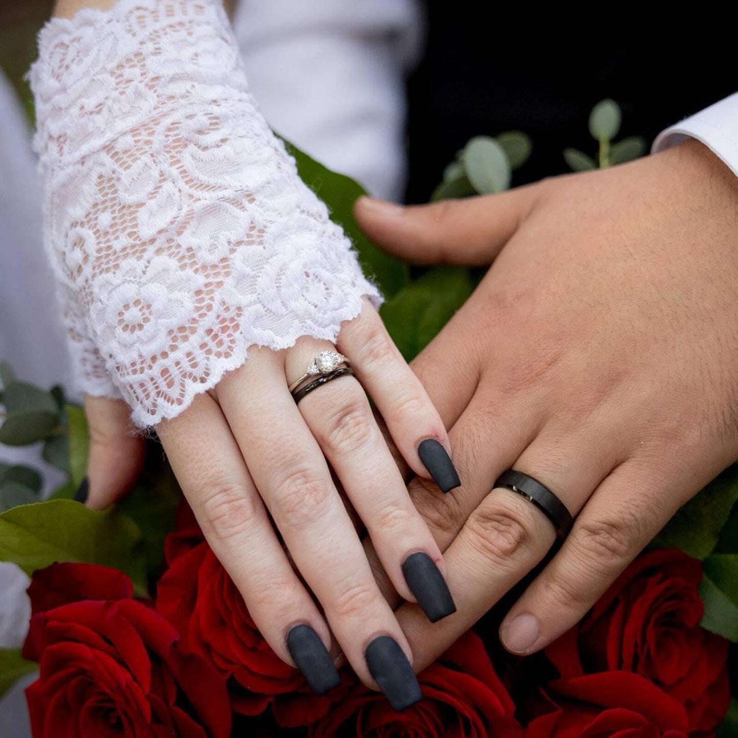 TRUMIUM 2mm Tungsten Rings for Women Men Thin Wedding Bands Engagement Promise Wedding Ring Beveled Edges Plain Domed Size 11