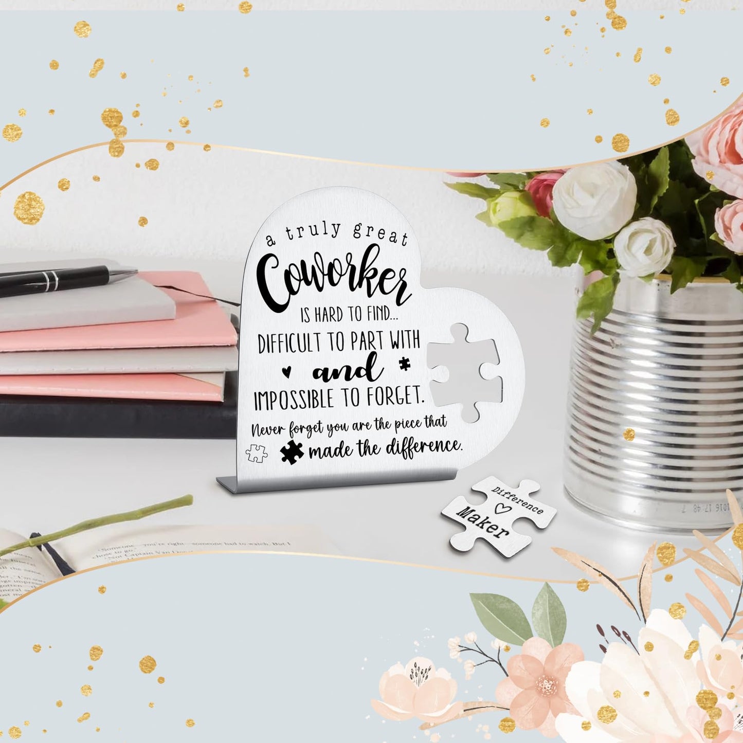 Coworkers Leaving Gifts, Farewell Going Away New Job Gifts Thank You Appreciation Gifts For Women, Coworker, Colleague, Decorative Signs Plaques GDW29