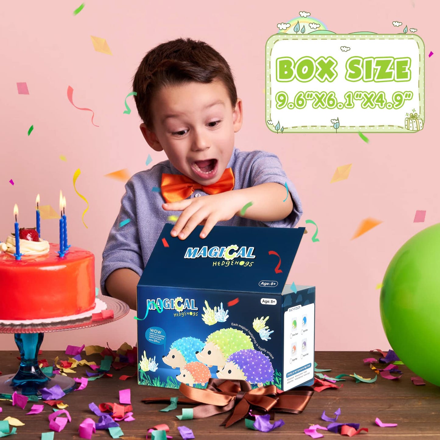 sdaymol Crystal Growing kit for Kids - Hedgehog to Grow，Science Experiments STEM Toys Crystal Science Kits for Teens STEM Gifts for Boys & Girls 8+