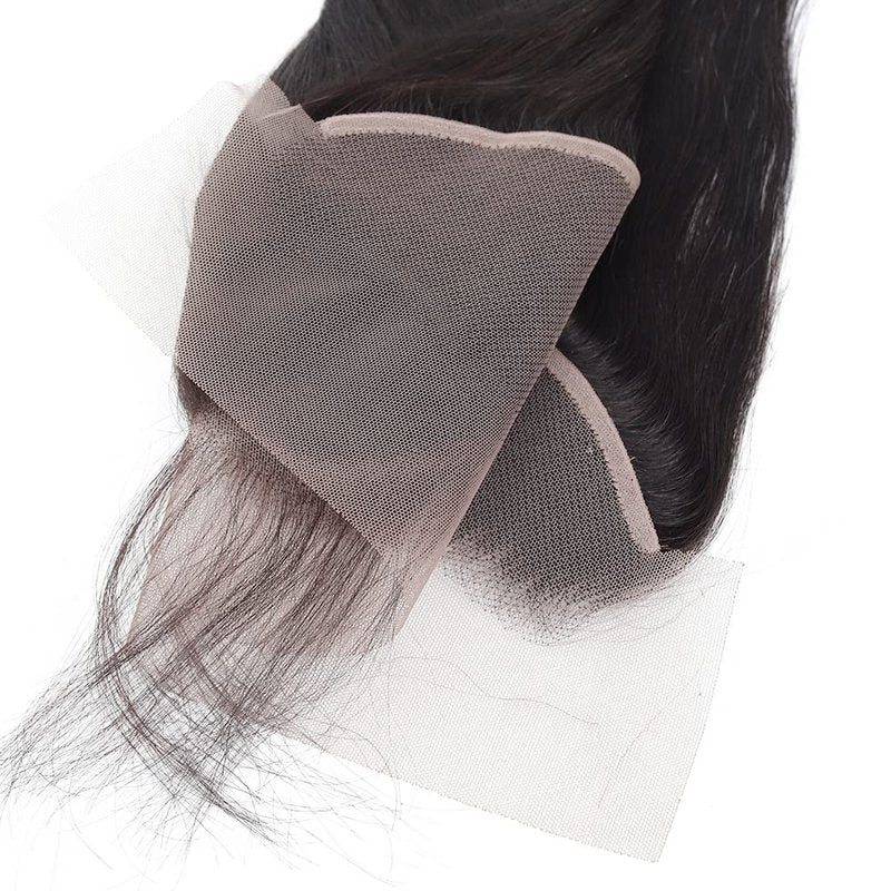 Winky cool lace Frontal Closure 13x4 Ear To Ear Transparent Lace Frontal 16 Inch 12A Brazilian Straight Frontal Human Hair Transparent Frontal Closure 150% Density Natural Hairline Pre Plucked with