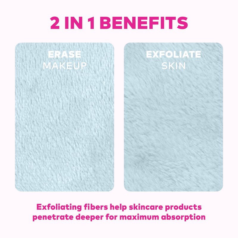 The Original MakeUp Eraser 7-Day Set, Erase All Makeup With Just Water, Including Waterproof Mascara, Eyeliner, Foundation, Lipstick, Sunscreen, and More! Hello Kitty Skiing, 7ct
