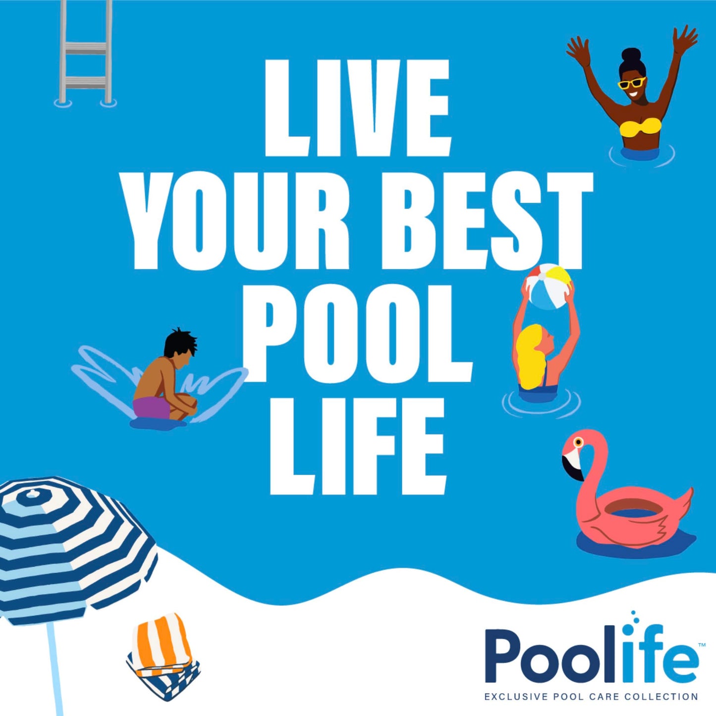 Poolife Rapid Shock for Pool’s Algae, Bacteria, Contaminant Removal - Fast-Dissolving, CYA-Free Calcium Hypochlorite Pool Shock for Clean Water - Chlorine Granules for Above/Inground Pools - 1lbx6 Bag