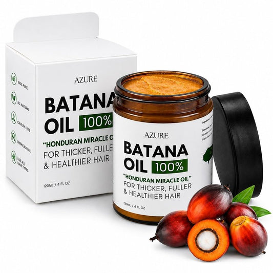 AZURE Batana Oil Paste for Hair Growth, 100% Pure Batana Paste for Nourishing Scalp, Strengthening Strands, Enhancing Shine & Softness - Honduras Sourced - For All Hair Types 4 Fl Oz (Pack of 1)