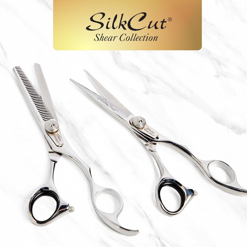 Olivia Garden SilkCut Professional Hairdressing Shear and Thinner Case (5.75" shear and 6" thinner)