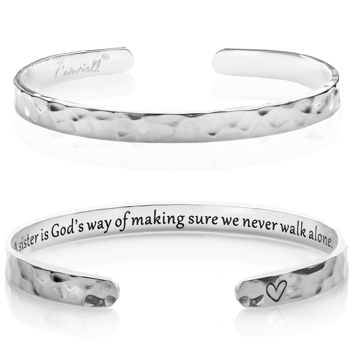 Carviell Bracelet Sister Gifts, Christmas Birthday Gift Ideas for Sis, Sister jewelry gift, Sentimental sister gift