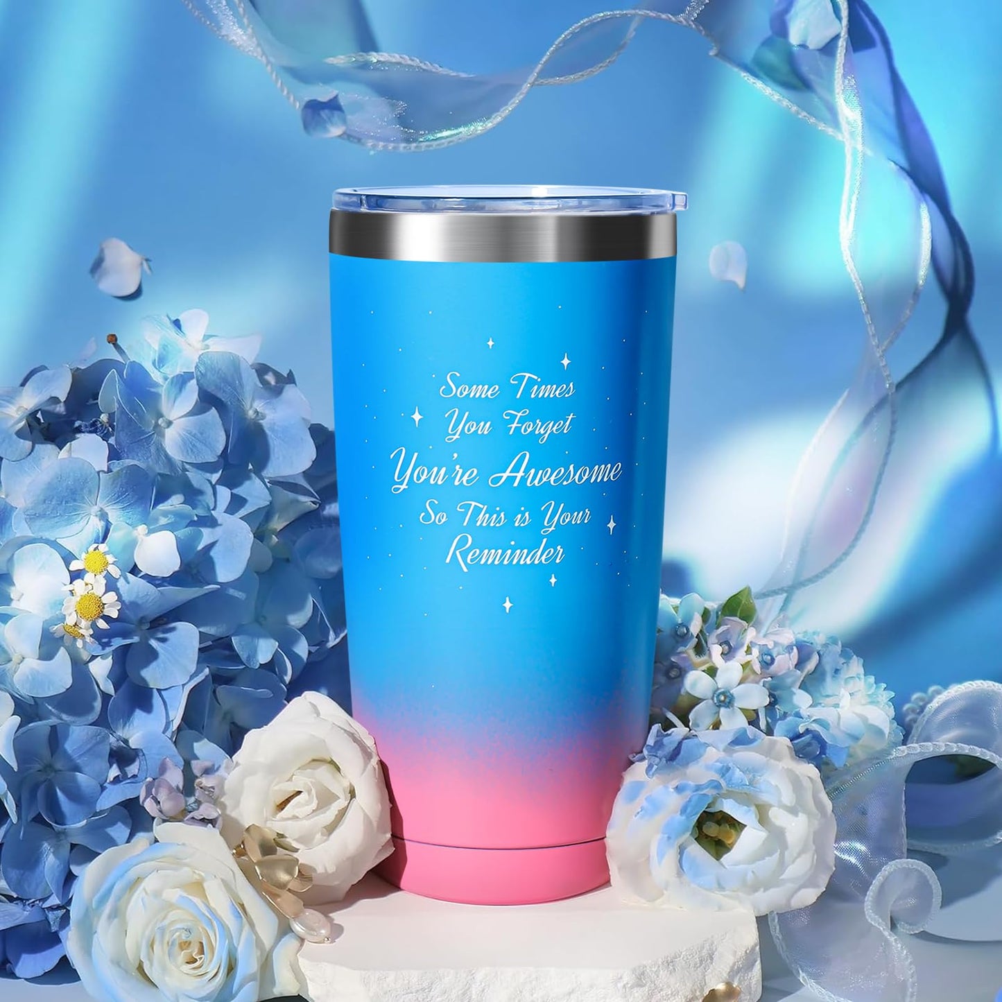 Gifts for Women, Mothers Day Gifts for Mom Sister Girlfriend Grandma Bestie Daughter Her Teacher Appreciation Graduation Gift, Self Care Spa Baskets Set Blue