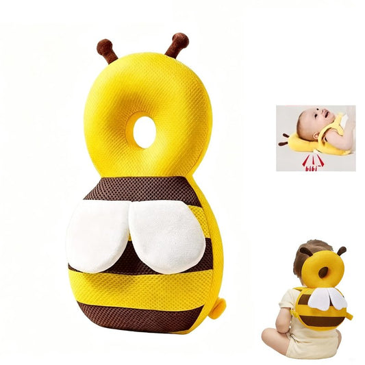MINOCHI Baby Head Protector Backpack Soft Breathable Safety Cushion for Walking and Crawling, Unisex Toddler