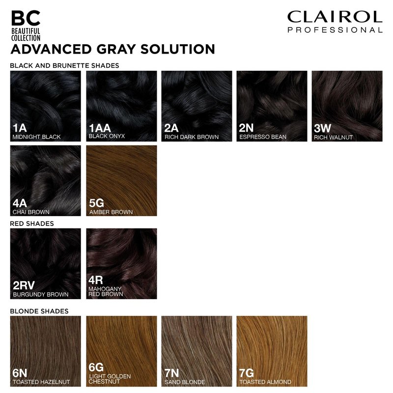 Clairol Professional Beautiful Collection Advanced Gray Solutions, 7N Sand Blonde, 3 oz.