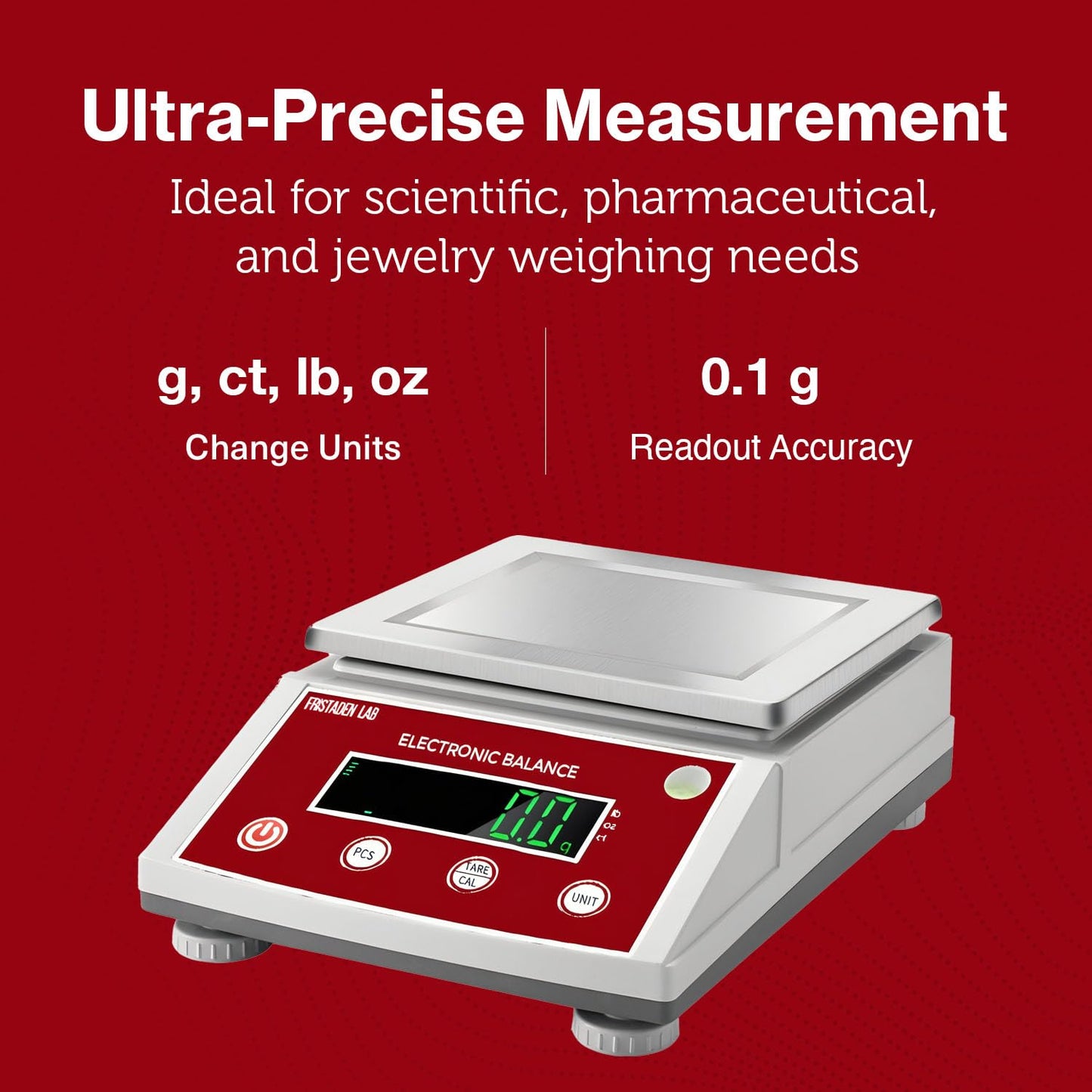 Fristaden Lab Scale | HTP Series (10 kg x 0.1 g (Square Pan))