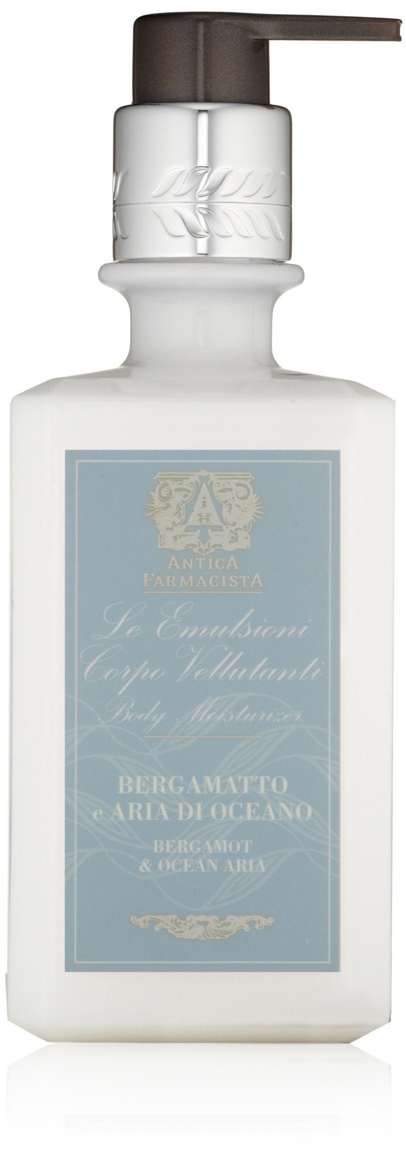 Antica Farmacista Body Moisturizer - Scented Moisturizing Lotion with Aloe Vera, Green Tea & Sweet Almond Oil - Gift for Any Occasion - Bergamot & Ocean Aria, 10 fl oz