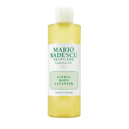 Mario Badescu Citrus Body Cleanser - Lightweight Shower Gel Soap with Grapefruit and Orange Peel Extracts - Fresh and Moisturizing Body Wash for Men and Women, 8 Fl Oz
