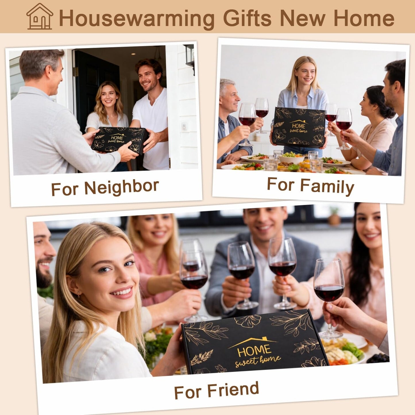 19Pcs House Warming Gifts New Home, New Home Essentials For Couple, Women, Homeowners, Neighbor, First Apartment Gift, Prefect For Newly Wed, Anniversary, Bridal Shower, Housewarming, Mr And Mrs Gifts