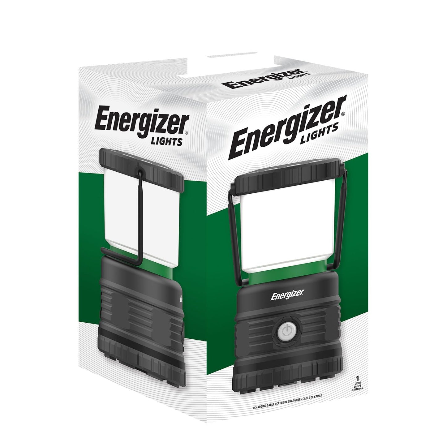 ENERGIZER LED Camping Lantern X1000, Bright and Rugged Tent Light, Water Resistant Lantern for Camping, Hiking, Fishing, Emergency (USB Cable Included)