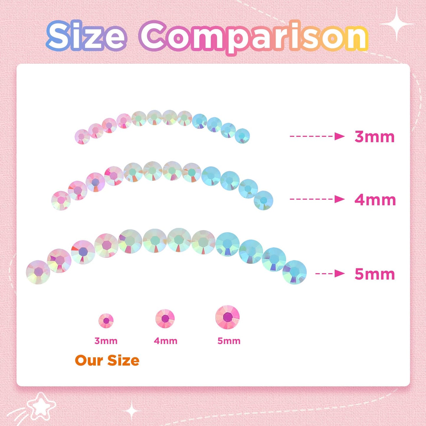Zefy 40 Colors Resin Jelly Rhinestones for Bedazzling, 3mm 40000 Pcs Flatback Gems for Crafting, Bedazzling Kit with 3Pcs B7000 Glue for Clothing Shoes Nail Book Diamond Art