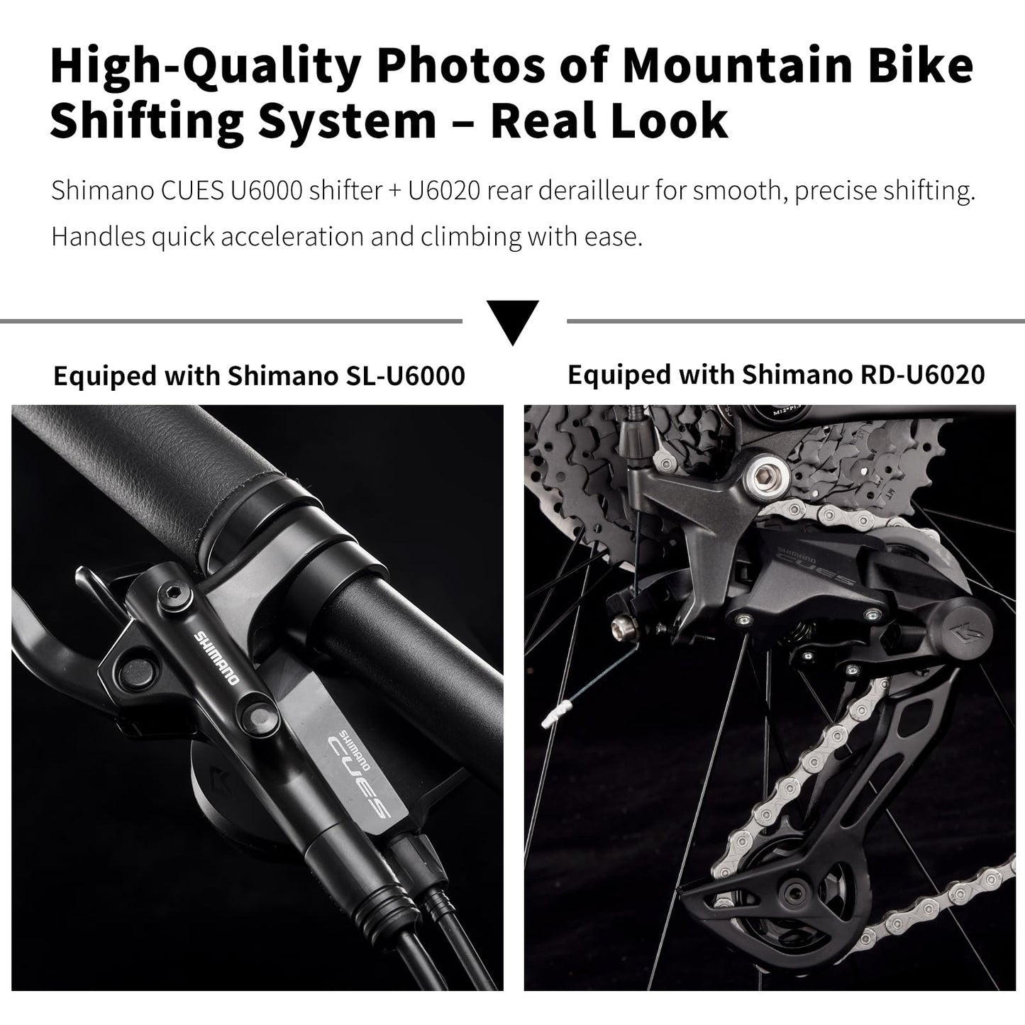 SAVADECK Carbon Fiber MTB with U6000 10 Speed Shift Groupset, Hydraulic Disc Brake with MT200 Break System (Rock Grey, 29 * 15.5)