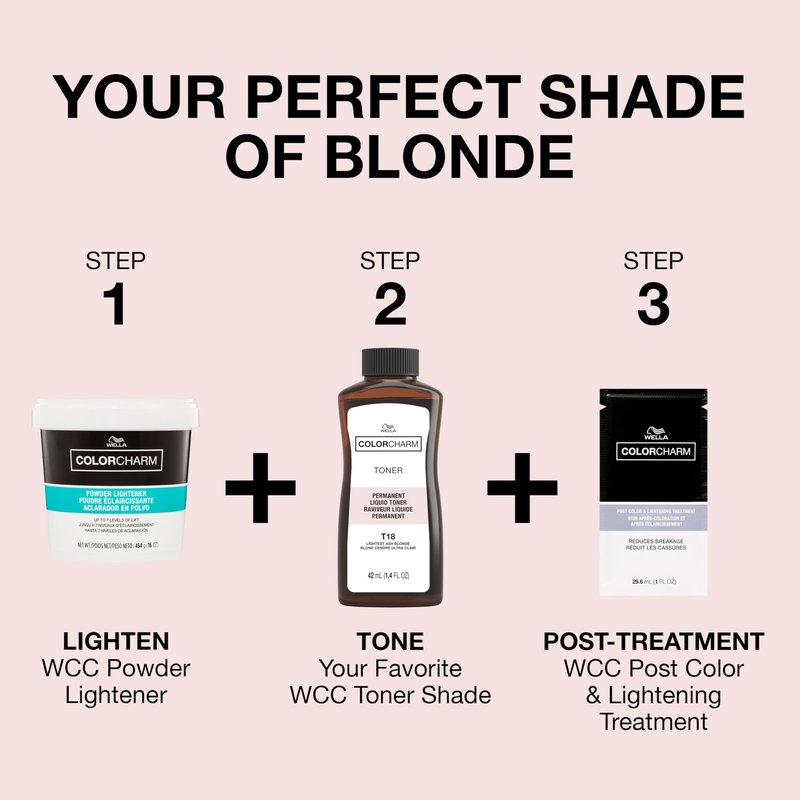 COLORCHARM Permanent Liquid Toners| Neutralize Brass| Free of Parabens| Vegan| T30 Sheer Golden Blonde| 1.4 Fl Oz