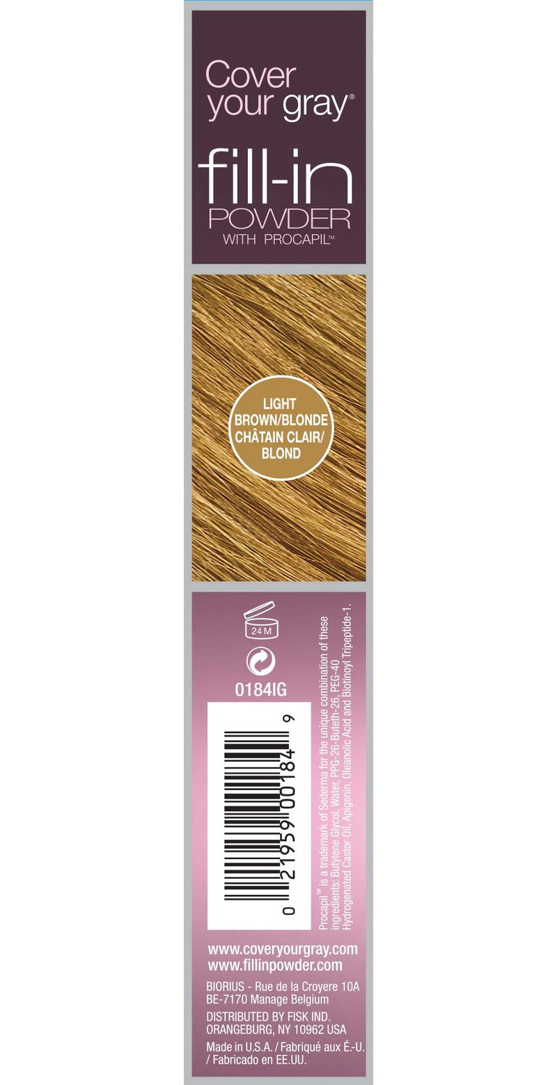Cover Your Gray Fill In Powder - Light Brown/Blonde (3-Pack)