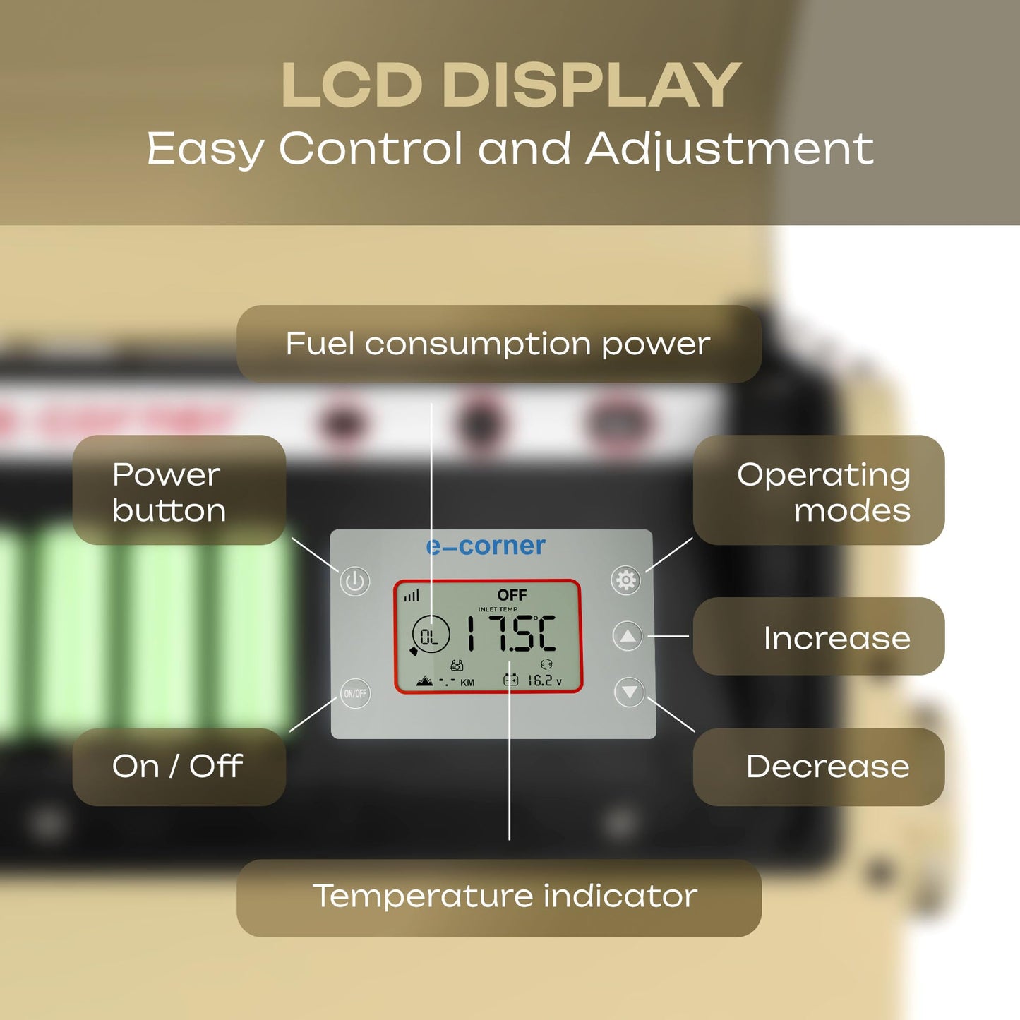 Self-Powering Diesel Heater – 20,000 BTU Portable Off-Grid Heater for Camping, Overlanding, RV, Truck & Garage – No External Battery Needed, Dual Power Source, Quiet Operation