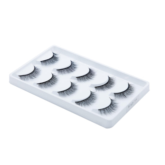 LaDulcie Wispy Lightweight & Comfortable, making your eyes shine. Tapered End Technology, Reusable, Cruelty-Free, Contact Lens Friendly, 5pairs/box (Wispy-314)