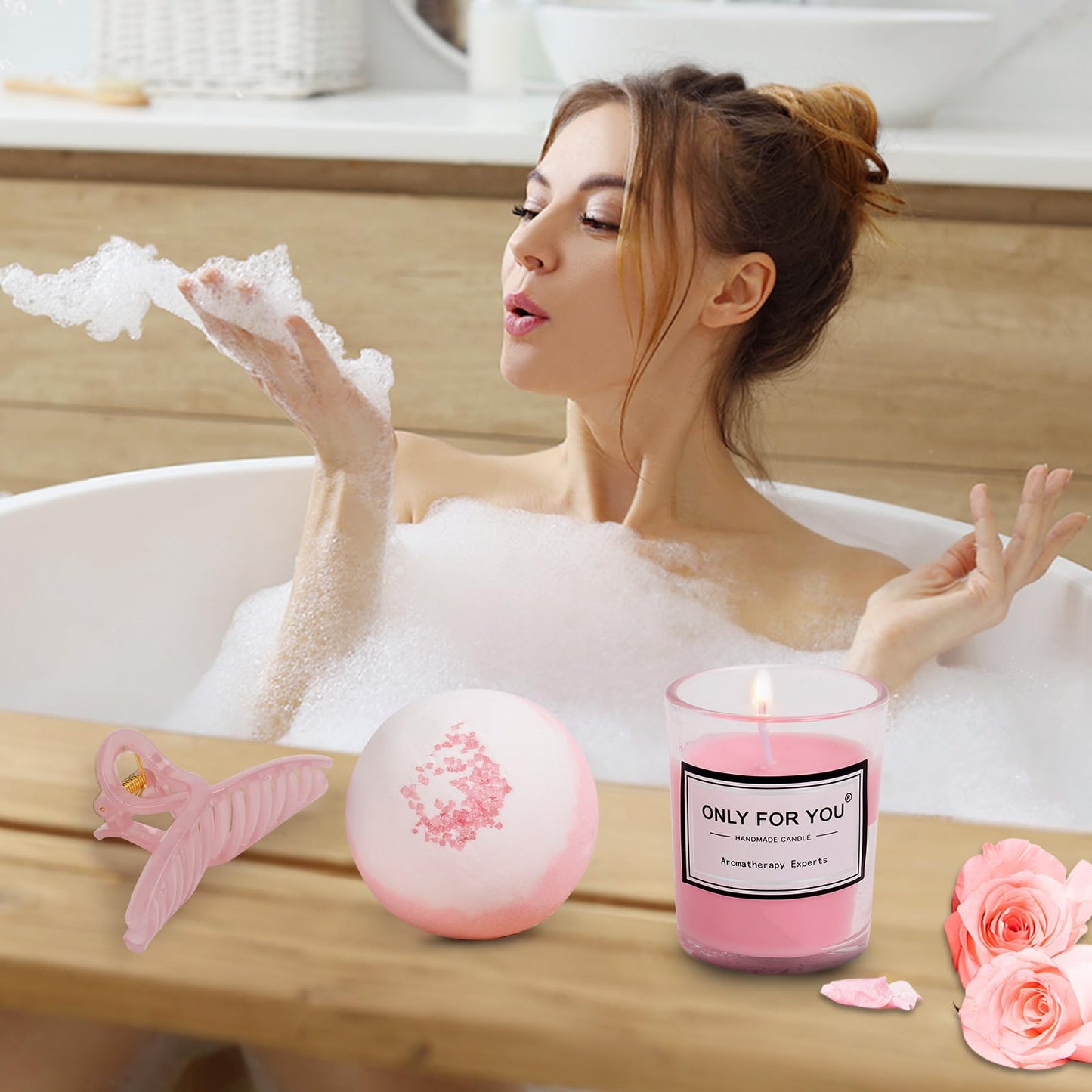 Birthday Gift for Mom ,Women - Get Well Soon Self Care Spa Gift Basket, Relaxing Presents for Wife Sister Daughter Grandma, Mothers Day Valentine‘s Day Anniversary Gifts
