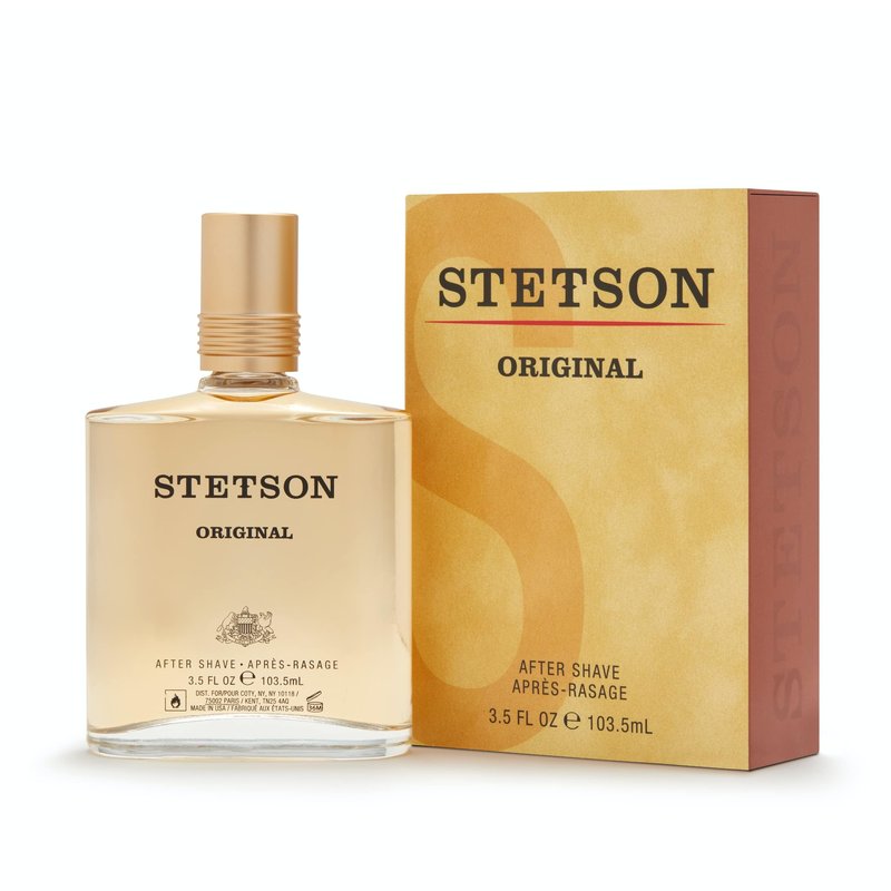 Stetson Original Aftershave - After Shave Splash for Men - Earthy and Woody Aroma with Fragrance Notes of Citrus, Patchouli, and Tonka Bean - 3.5 Fl Oz