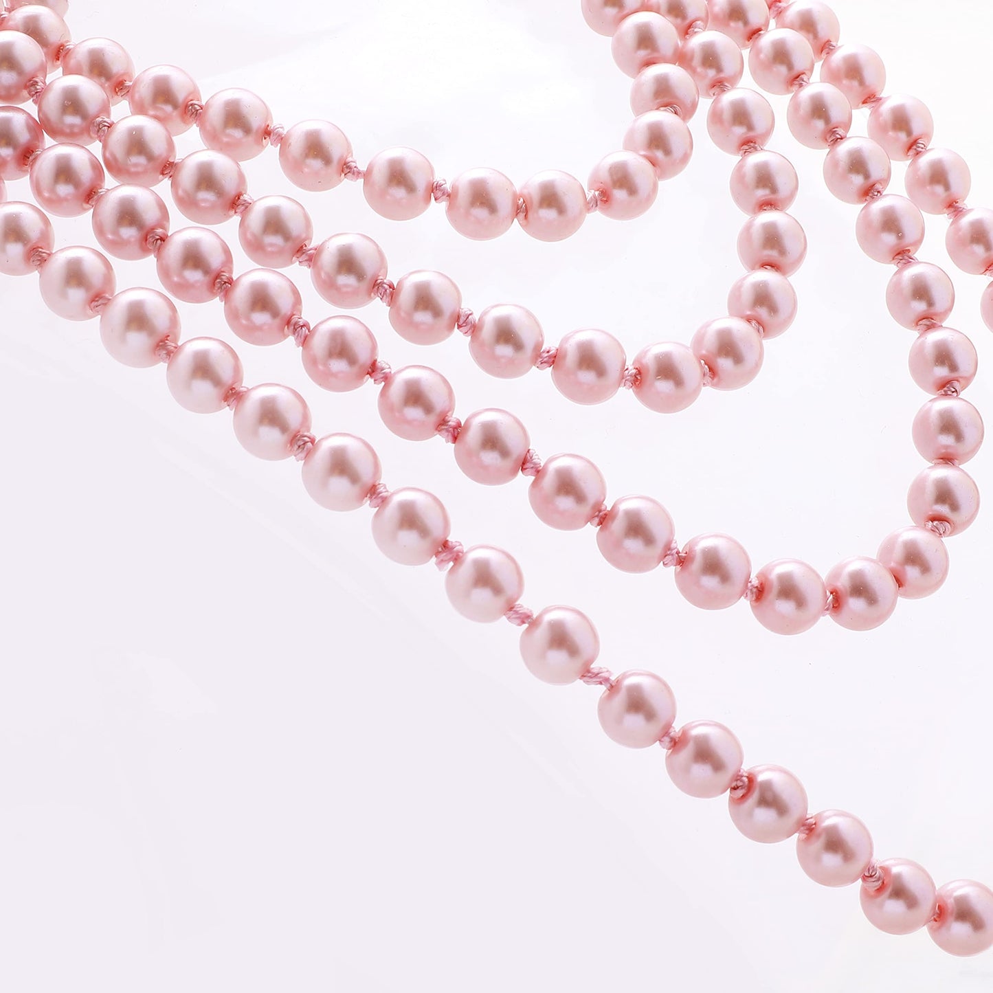BABEYOND Long Pearl Necklace Faux Pearls Necklace Set Beaded Long Pearls Necklace 1920s Gatsby Costume Jewelry