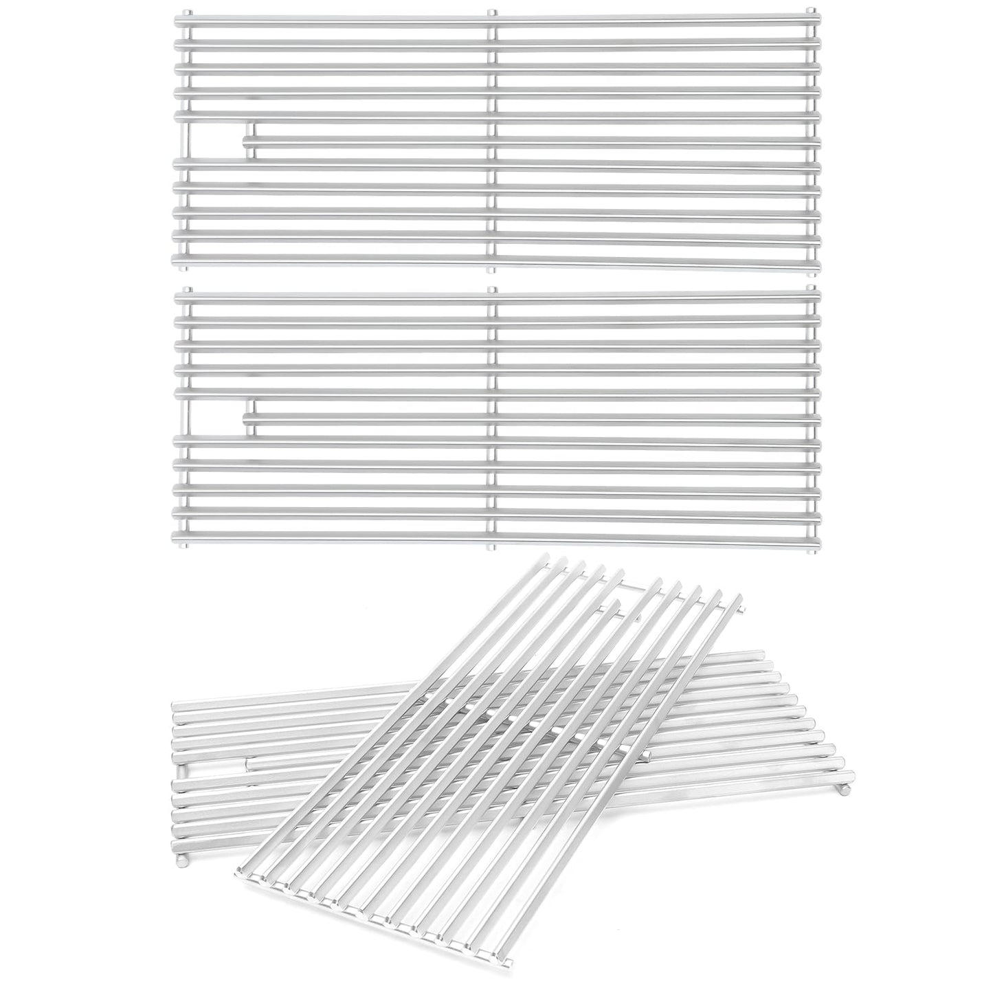 J＆HYBBQ 4 Pcs 18" Triangle Rod Grill Grates Replacement Parts for Blaze Grill for 3, 4, or 5 Burners, 18 x 7-3/8 Inch Stainless Steel BBQ Grill Grate