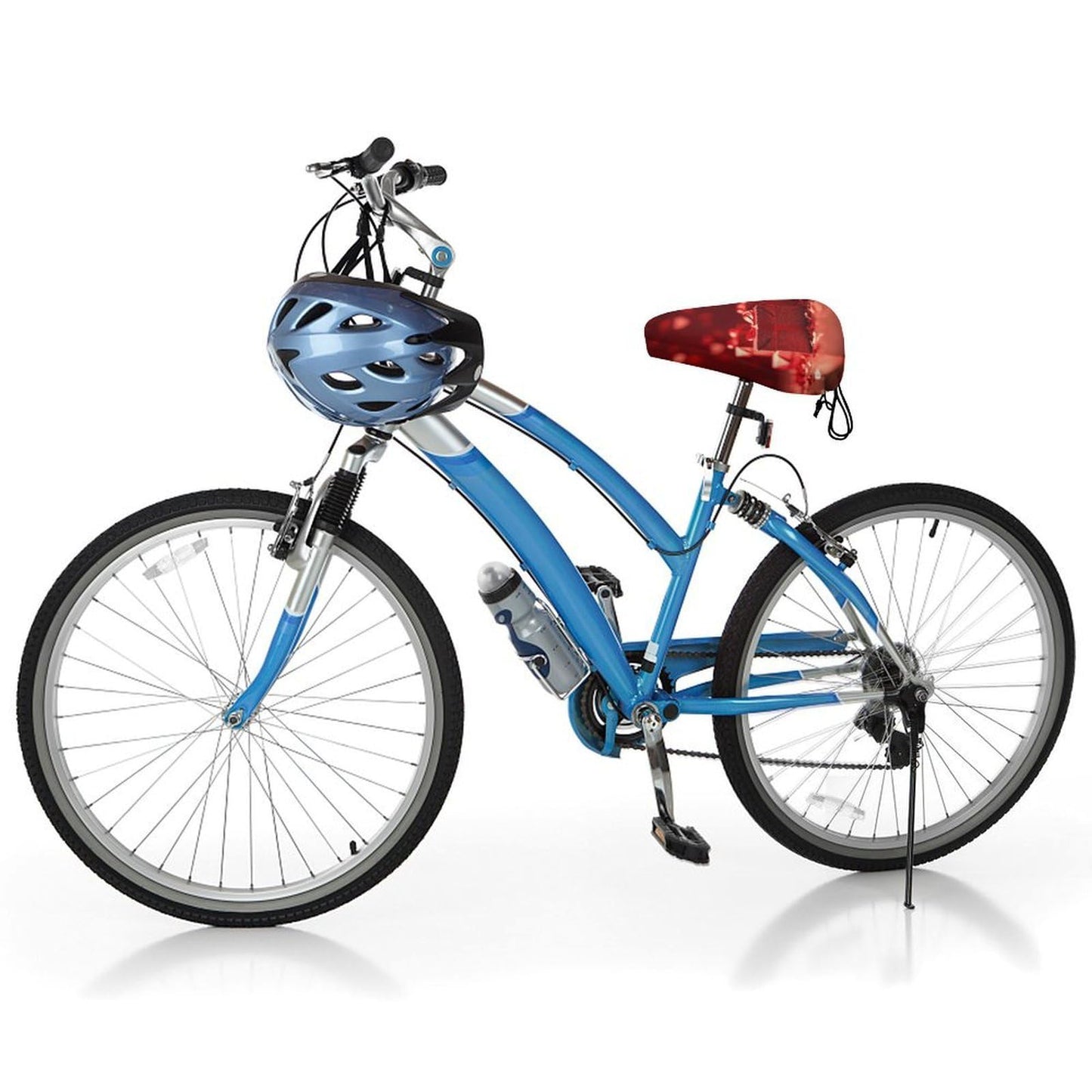 KHAUERBC Red Gift Box Bike Seat Cover with Drawstring Mountain,Bike Seat Rain Cover- Waterproof Sun Dust,Bike Seat Cushion Covers Fits Multiple Bicycles and E-Bikes for Women & Men