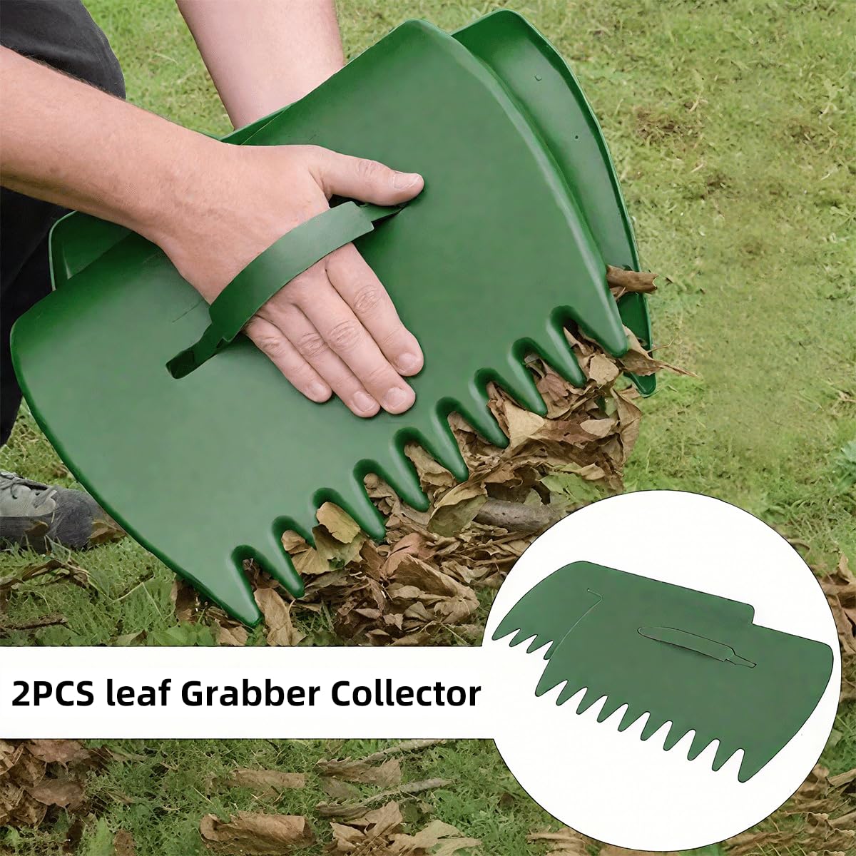68 Inch Rake for Leaves, Metal Leaf Rake Set with 72 Gallon Leaf Bags,Leaf Scoops Hand Claws, Work Gloves– Complete Yard Tool Kit for Outdoor Garden Lawns Yard Shrub Grass Bush