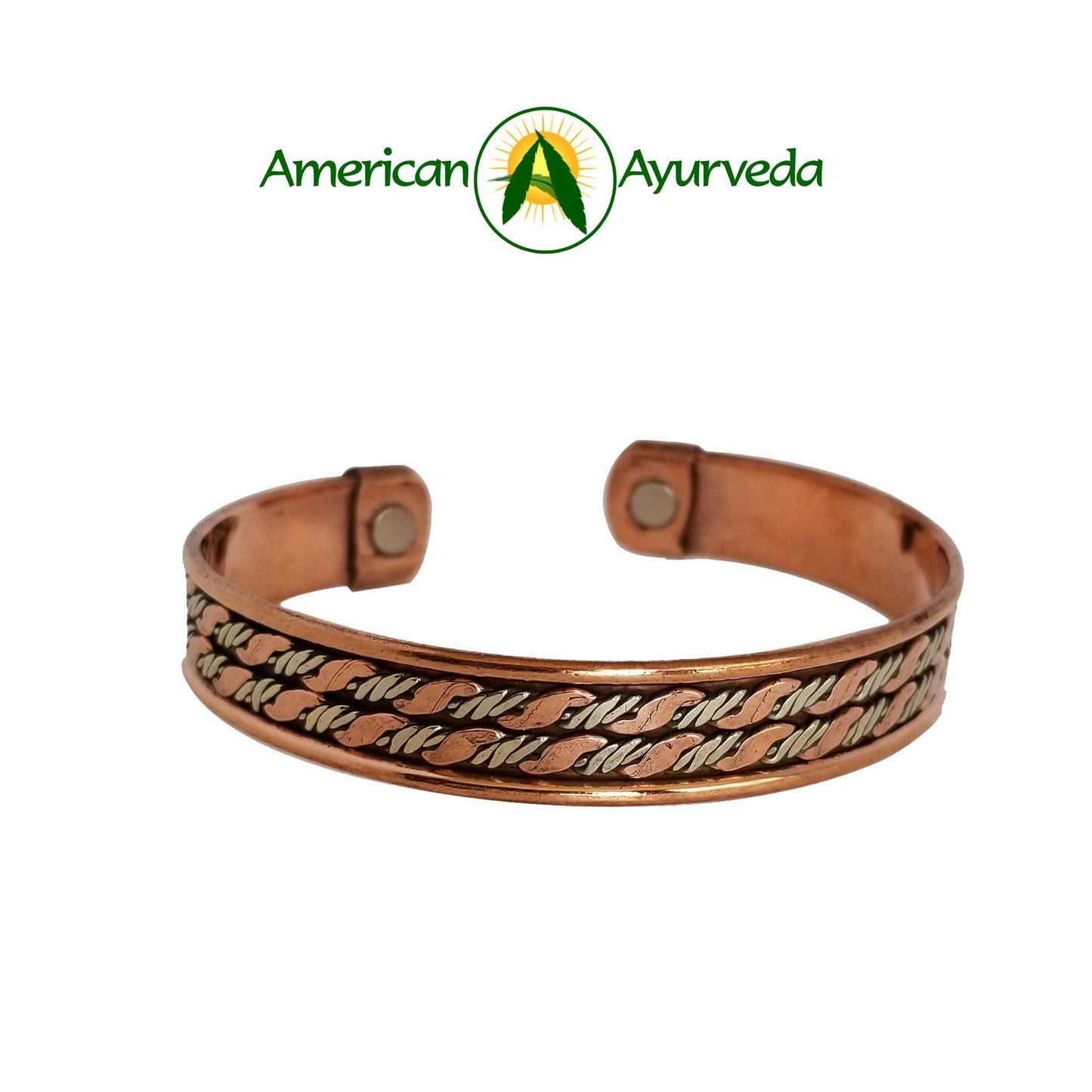 American Ayurveda Gift for Any Occassion Copper Bracelet for Men Women Grounding Ayurveda Health Benefits Adjustable Cuff
